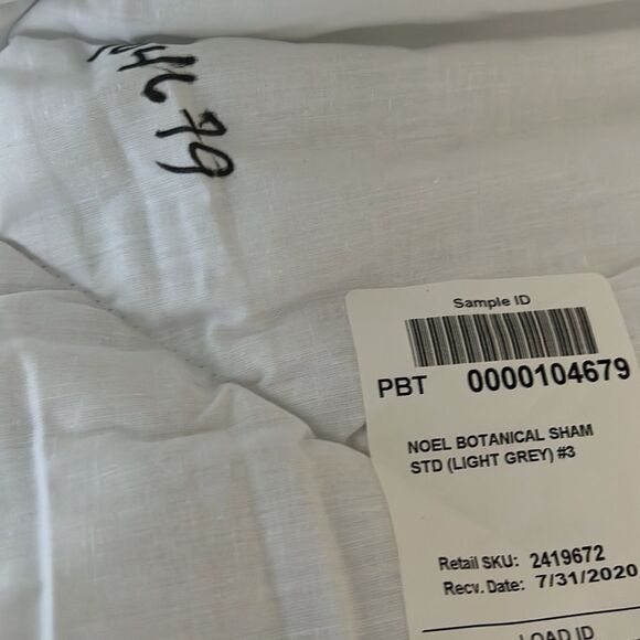 Pottery Barn Teen Noel Botanical Sham standard - Picture 6 of 7